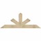 Ekena Millwork Saratoga Rough Sawn Timber Gable Bracket, Douglas Fir, 72"W x 27"H x 4"D x 6"F, 9/12 Pitch GBW072X27X0406SAR00RDF - alternate 1